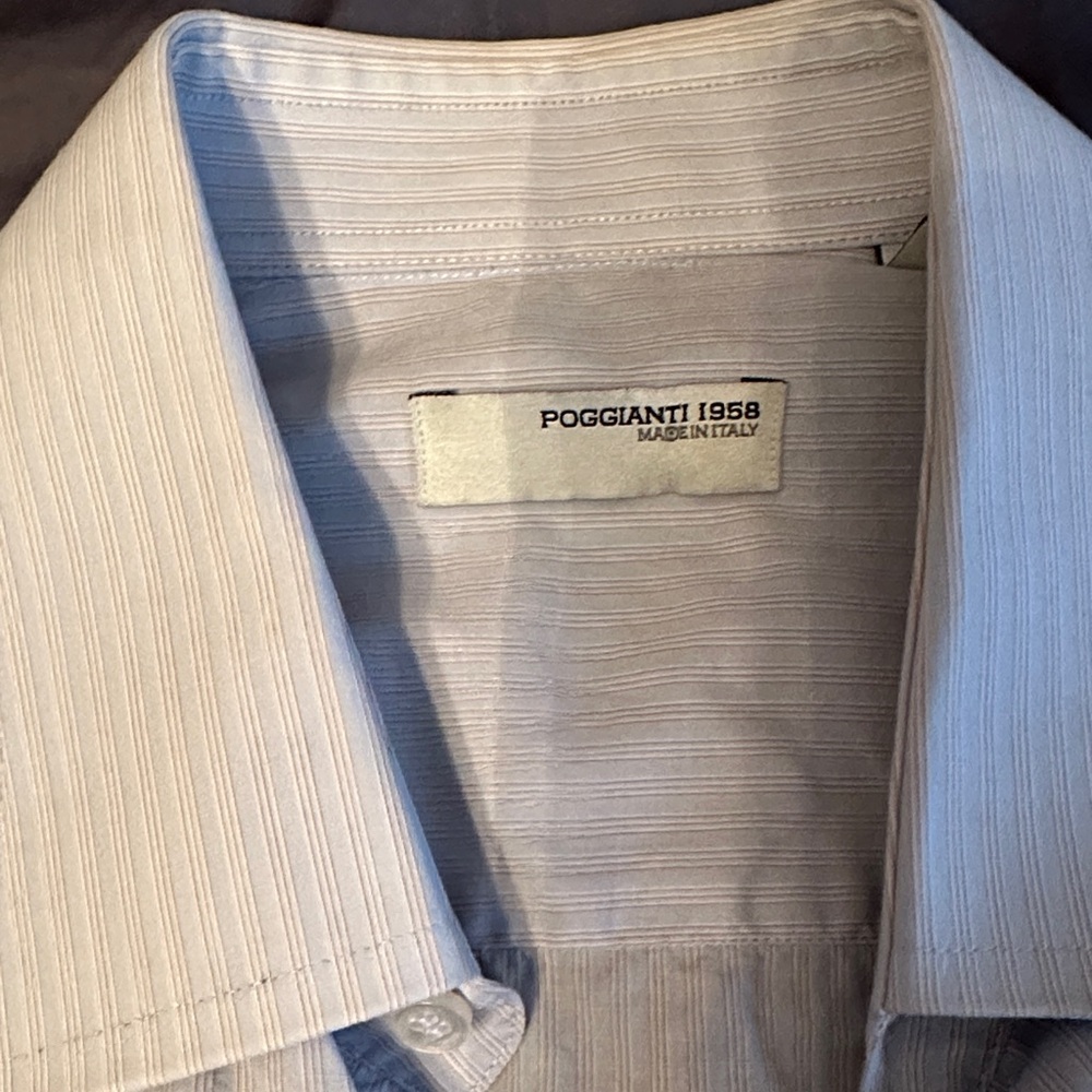 POGGIANTI 1958 Men's Gray Shirt